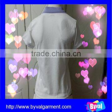 Wholesale 140gsm Women's Dry Fit Sports Running Polo Shirts photo-2