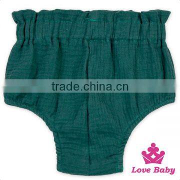 China Yiwu Cheap Bordeaux Plain Free Newborn Toddle Unisex Shorts Style Diaper Panties photo-3