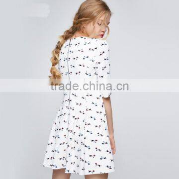 Z&M New Children Latest Fashion Dress Designs Women Cartoon Dress New Design Night Dress 2017 photo-4