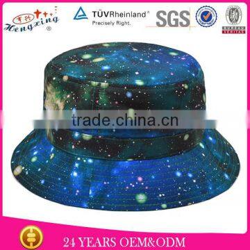 sombrero del cubo Fashion Style Hat Blank Bucket Hat Cap Custom Galaxy Cheap Bucket Hat/cap