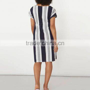 Comfortable Maternity Fashion Dress Clothes Cheap With Drawstring Waist photo-2