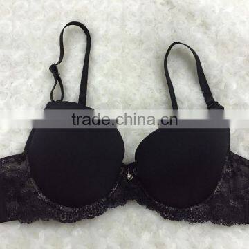 sexy bra and panty OEM accoding to design lace decoration Fancy Bra Set elegant women set