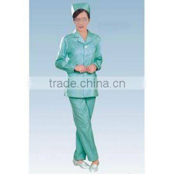 Long Sleeve Nurse Hospital Uniform Jacket and Pants