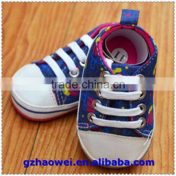 Printed Shoestring Sport Denim Baby Footwear photo-2