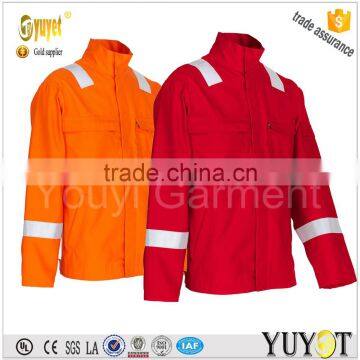 Orange 6 oz Nomex flame retardant Workwear with 3M Reflective Tape