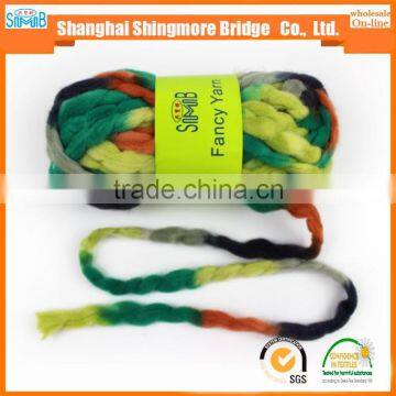 China novelty yarn manufacturer hot wholesale chunky yarn acrylic for knitting scarf