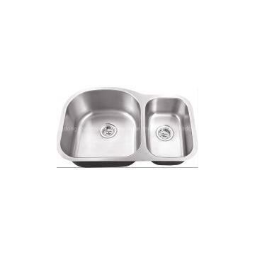 Stainless Steel Double Bowls Undermount 7030 Sink