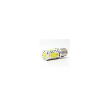 S25 Single Contact 1156 7.5W 12V / 24V Safety Blue Car LED Turn Signals With Lens