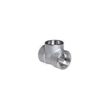 Forged Alloy Steel Fittings , Stainless Steel Equal Tee A-182 / A105