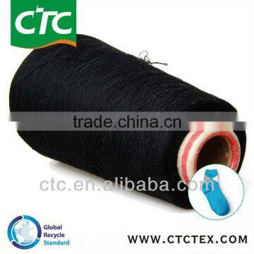 close virgin spandex covered polyester yarn for socks