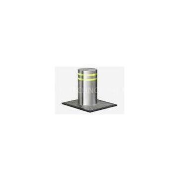Electric Mechanical 304 STAINLESS STEEL Automatic Rising Bollards For Anti Terrorist