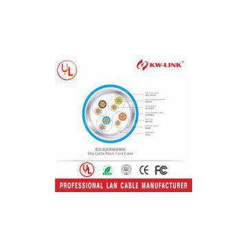 Cat5e SFTP Stranded 7*0.12mm Bulk Ethernet Cable with RJ45 Connector,Black