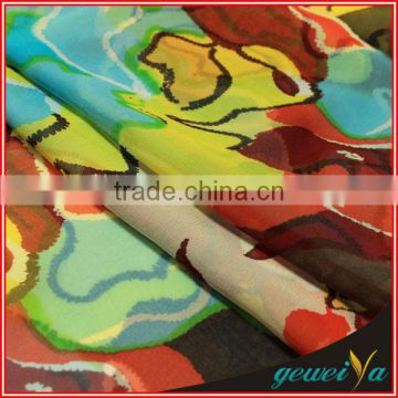 Garment Dress Digital Printed Chiffon Fashion Fabric