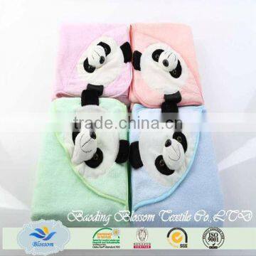 wholesale china factory 100% cotton kids hooded poncho towel baby