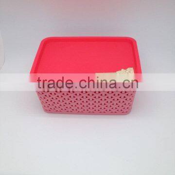 Plastic Fruit and vegetable basket Storage Basket color box