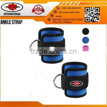 Durable Cuffs for Weight Lifting Gym Ankle D Ring Strap