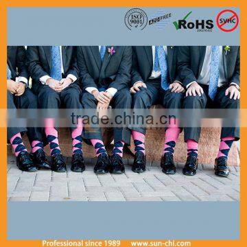 Knitted Bulk Knit 100 Cotton Dress Socks Men photo-3