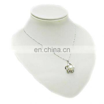 Women's pearl necklace for engagement or marriage--925 silver chains