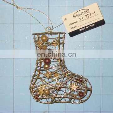 iron christmas stocking ornaments,decorations,crafts