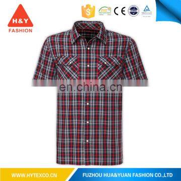 2016 custom wholesale plaid flannel shirt