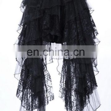 Gothic laces and frills layered skirt