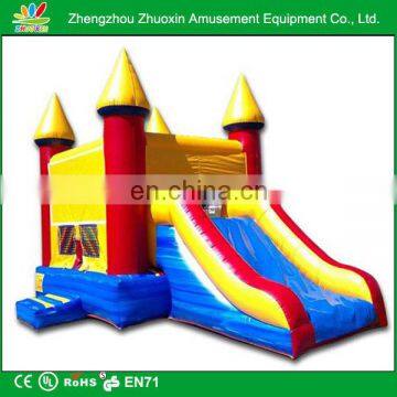 Durable 0.55 mm PVC commercial indoor inflatable slide