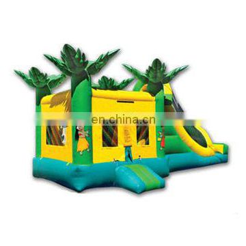 Multicolor castle slide combo and commercial inflatable combo