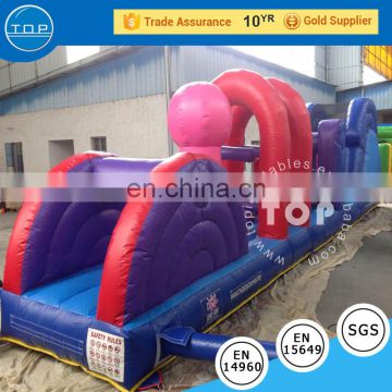 Outdoor toys games giant inflatable obstacle course for kids, high quality inflatable obstacle for commercial