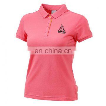 Hot Summer Selling Polo T-Shirt Ladies Custom Design Top Quality