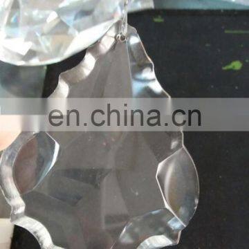 K9 Maple Leaf Pendant ( Pendeloque Cut Crystal )63mm AAA quality for light decoration