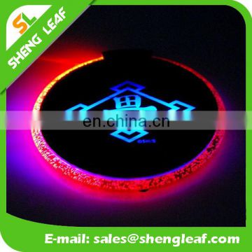 Professional custom printed logo LED Beer Coaster