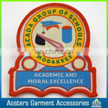 Customized Shape for School Woven Badges ,any Size and Color Custom photo-2