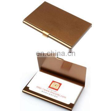2017 Aluminum Alloy Business Card Holder Metal Cover Box For Cards New Fashion photo-4