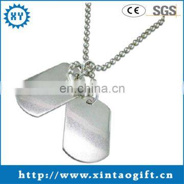 Fashion Style and Plate Technique aluminum blank dog tag