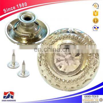 18 mm Chinese manufacturers couture sewing jeans coat/metal diamond button