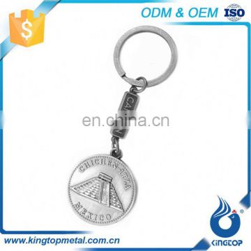 Exclusive Decorate Souvenir Item Custom Metal Cancun Souvenir Keychain Keyring