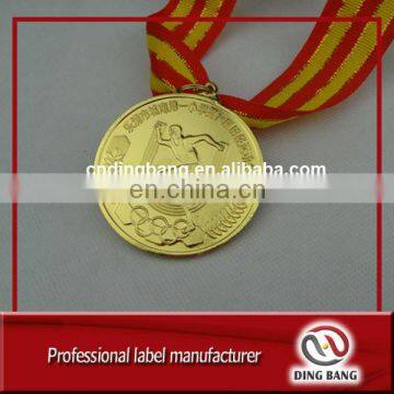 Professional OEM Factory Collectable Souvenir Marathon Event Design Custom 3D Metal Gold Sports Running Medal