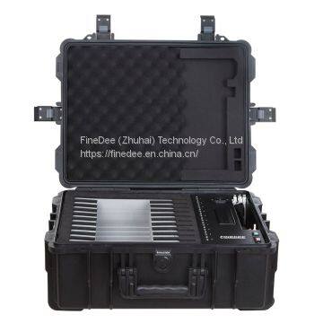 F1-10B IPad Charging Trolley With Lithium Battery - Tablet Charging Cart / Charging Cabinet for School photo-3