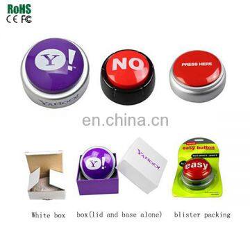 Recordable Music Box,Sound Easy Button,Custom Talking Push Button