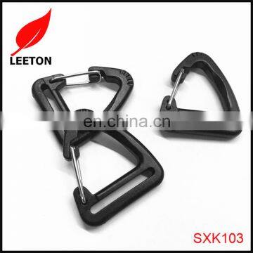 Factory supply 25mm plastic triangle buckle hook