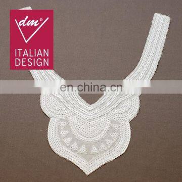 Fashion Garment accessories pattern neck design embroidered lace collar