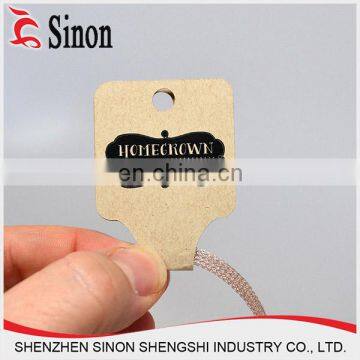 china wholesale hang tag rope hang tag string/hang paper tag for case/shoes/dress