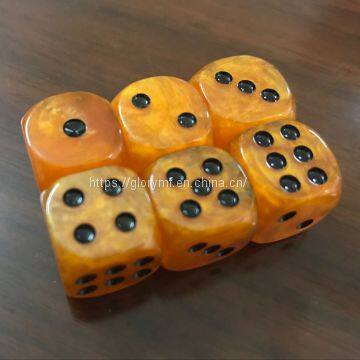 Custom D4,D6,D8,D10 kinds of plastic acrylic dice/game dice