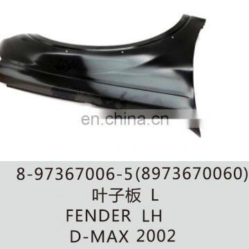 Best quality 8-97367006-5(8973670060) Fender LH autopart D-MAX 2002