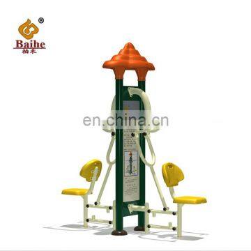 Luxury Double Sit-pull Training Device Outdoor Gym Fitness Equipment photo-2