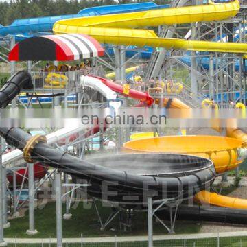 15 - 20 Meter Height Fiberglass Water Slides Two Space Bowl For Water Park photo-2