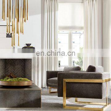 Luxury Round Linear Solid Brass Crystal Chandelier Pendant Lamp photo-7