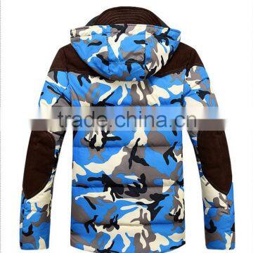High Quality Soft Men Fashion Camo Down Jacket for Man photo-4