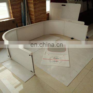 floorball rink barriers uhmw-pe synthetic ice rink HDPE plastic skateboard made in China