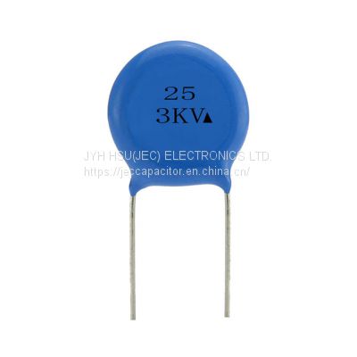 25 3KV Ceramic Capacitor   super high voltage ceramic capacitor     High Voltage Ceramic Capacitor 25 3KV